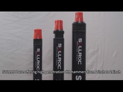 Màu đen xuống lỗ búa DHD cho khai thác mỏ và xây dựng