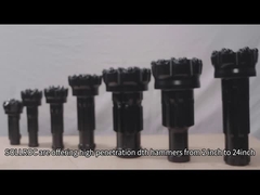 DTH bit thép đặc biệt với lỗ xả để thăm dò địa chất