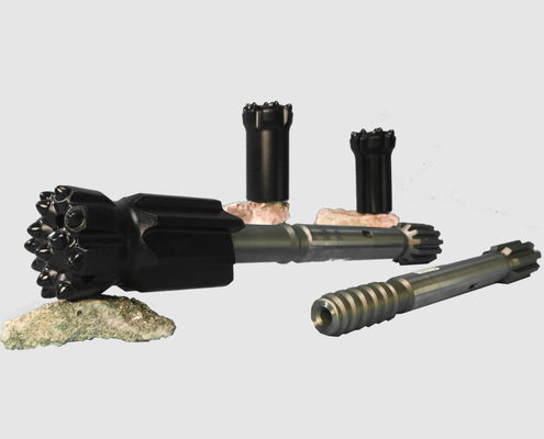 T51 Bút nén nút búa trên đường kính từ 89mm đến 127mm cho khoan nén búa trên