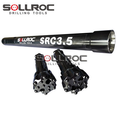 Black Remet Thread RC Drill Hammer 98-115mm phạm vi lỗ cho thăm dò địa chất