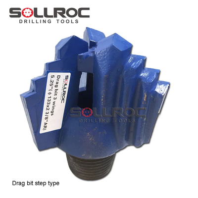 140mm 3 cánh bước kéo bit cho khoan giếng nước