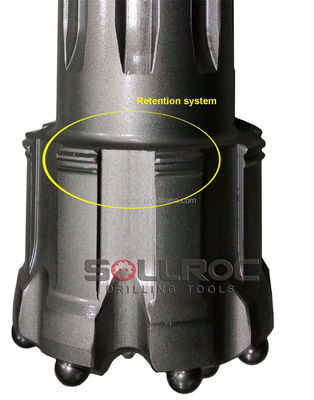 Mũi khoan RC SRC543 bằng thép thấm cacbon SOLLROC 5 inch có độ bền cao với mặt phẳng, lồi, lõm