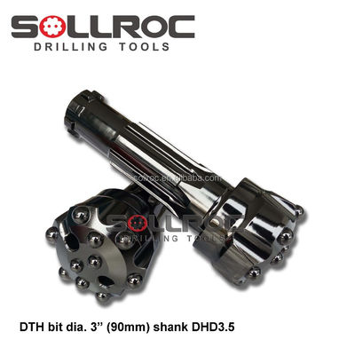 Forged Carburized Steel High Performance DTH Drill Bits for Well Drilling and Coal Mining