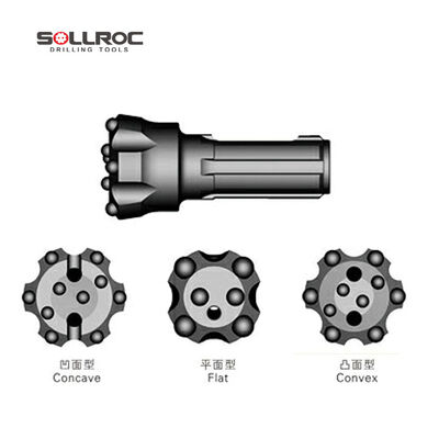 Mũi khoan búa DTH bằng thép cacbon hóa đường kính 100mm dùng cho khoan đá và khai thác mỏ