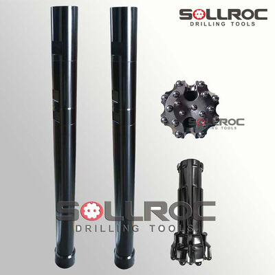 RE542 Mô hình búa lưu thông ngược với đường kính bên ngoài 109,5mm và áp suất làm việc 1,5Mpa-3,5Mpa cho khoan DTH