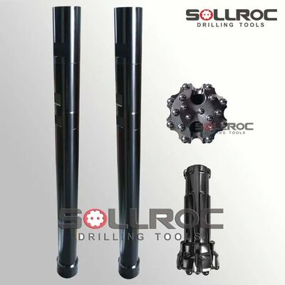 RE542 Mô hình búa lưu thông ngược với đường kính bên ngoài 109,5mm và áp suất làm việc 1,5Mpa-3,5Mpa cho khoan DTH