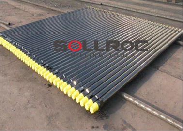 76mm-140mm đường kính ống khoan DTH với chìa khóa phẳng và màu đen cho các ứng dụng khai thác mỏ