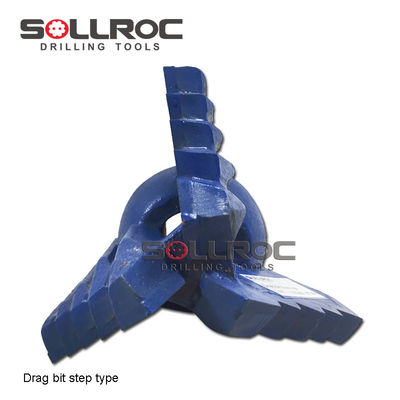 3 1/2' API REG 190mm 3 cánh bước kéo bit cho khai thác than