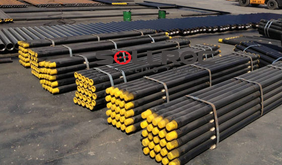 Chiều dài 6m Khảo sát địa chất DTH Drill Rods With Friction Welding