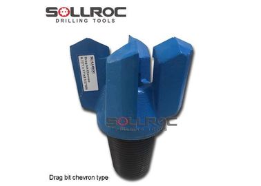 Kết nối sợi Chevron Drag Drill Bit Forging Processing API 3 1/2' REG tùy chỉnh
